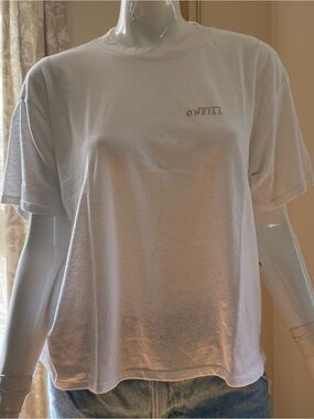 O'Neill White Short-Sleeve Boxy Crew Tee